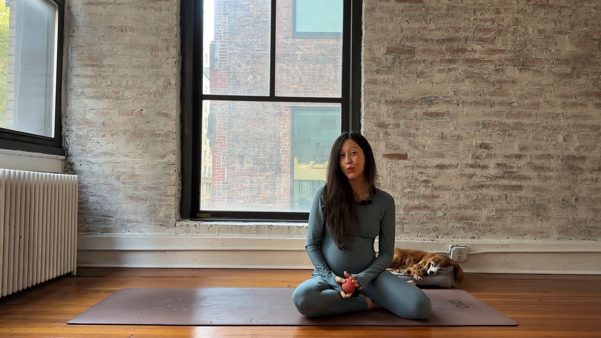 3. Pelvic Floor and Glute Release with Ball 