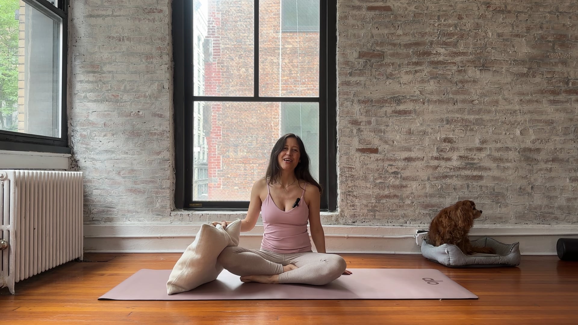 2. Deep Core & Glute Strength with Pillow