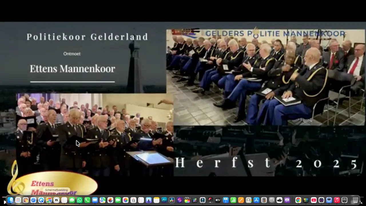 Politiemannenkoor en het Ettens Mannenkoor