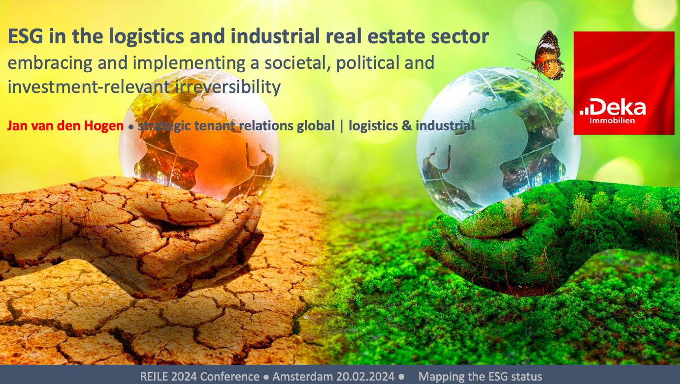 Can you hear the ESG Scream? - Jan van den Hogen, Deka Immobilien