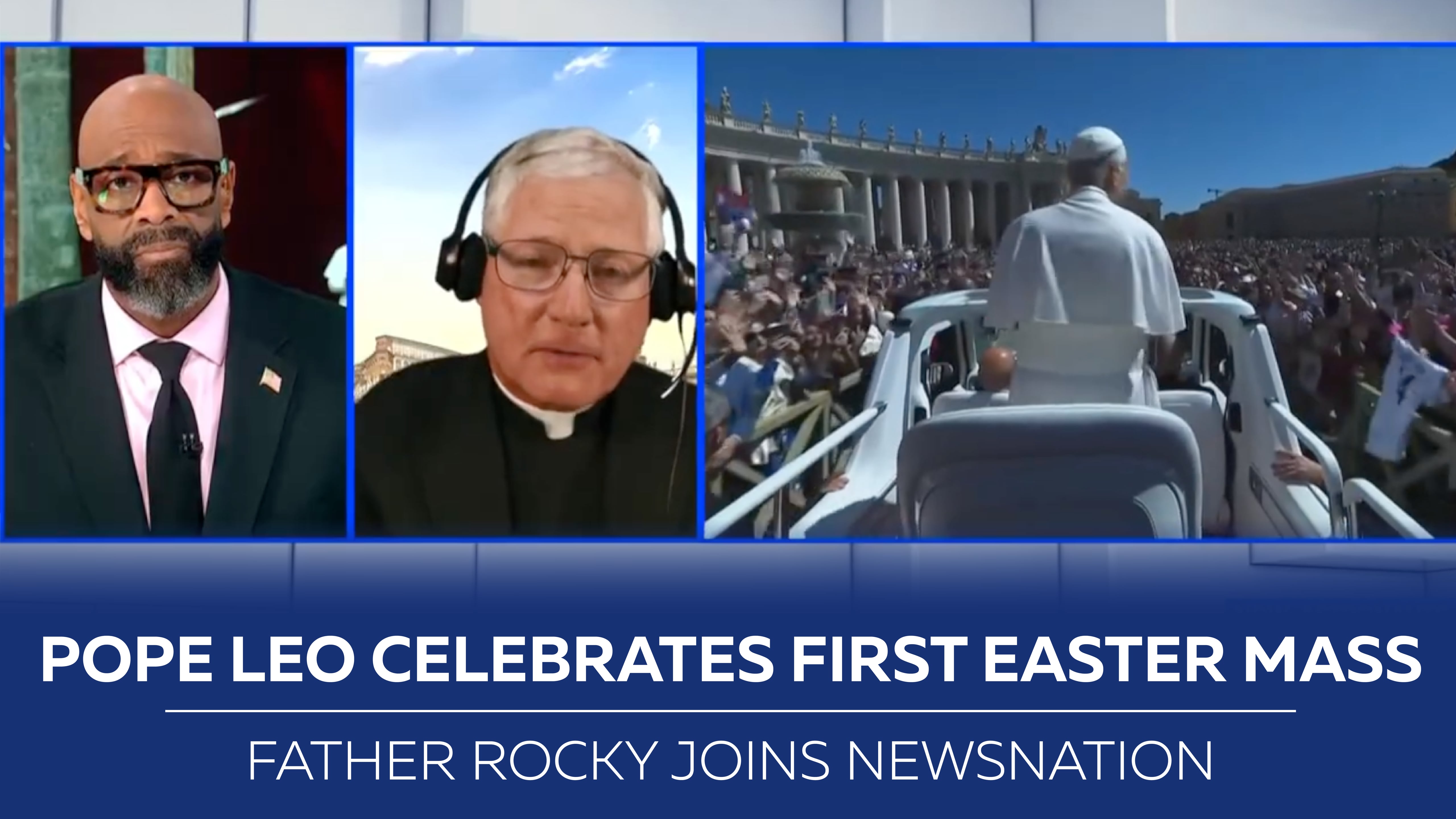 Pope Leo Celebrates First Easter Mass | Father Rocky Joins NewsNation