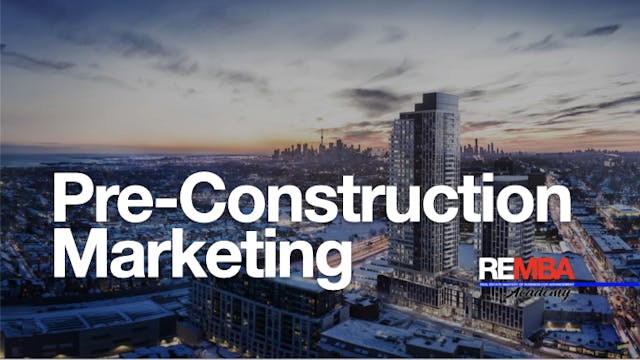 Pre-Construction Project Marketing