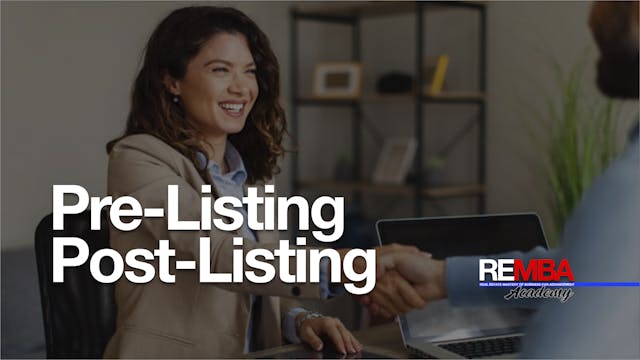 Pre-Listing / Post-Listing