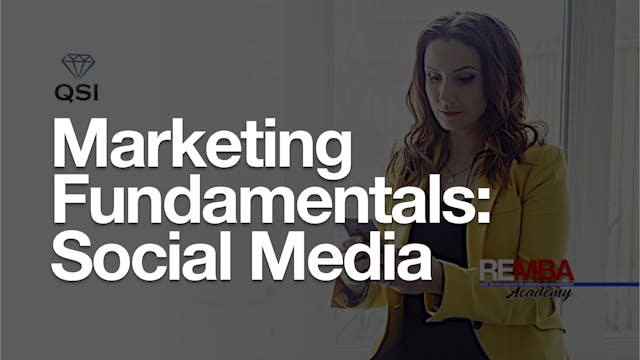 Marketing Fundamentals - Social Media