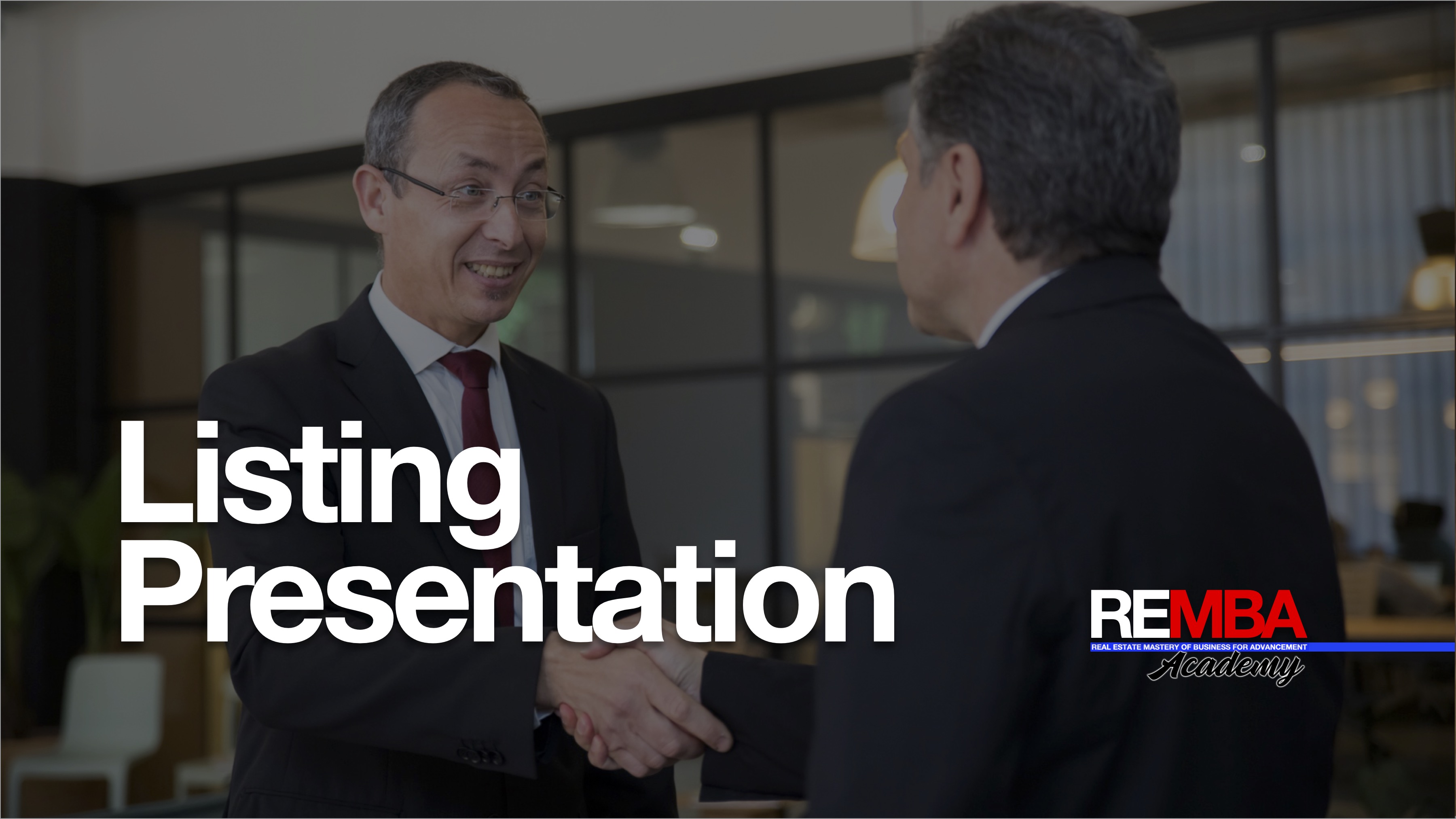 REMBA Listing Presentation