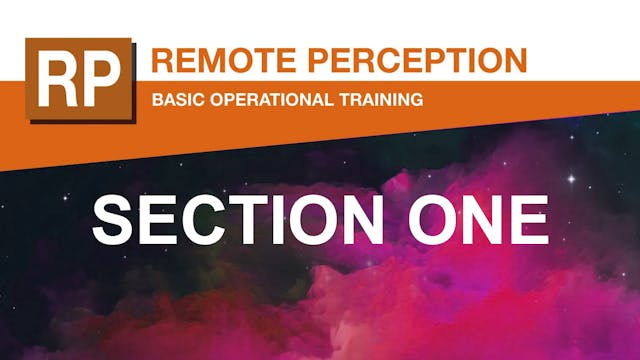Remote Perception Course Section 1