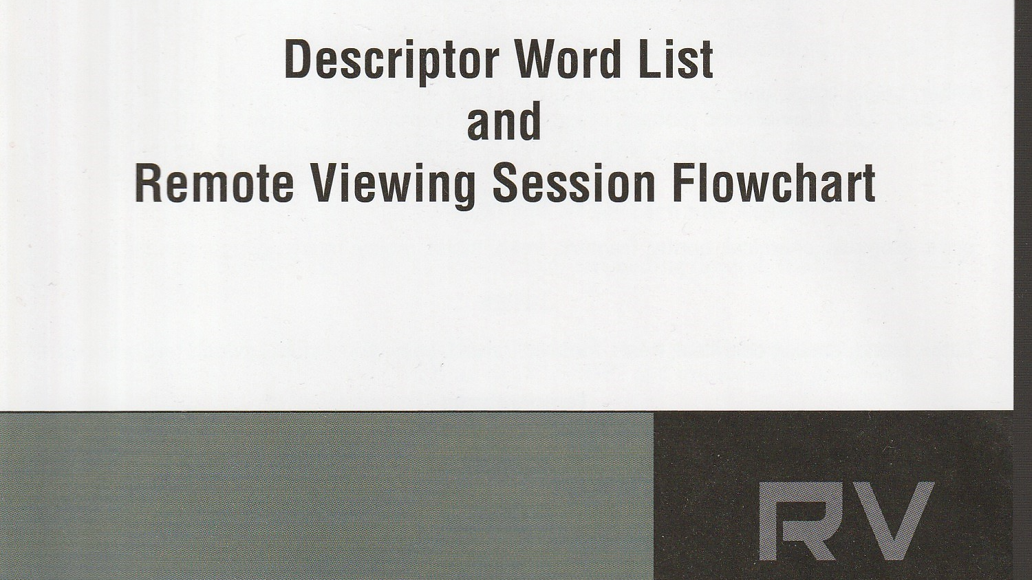 Descriptor Word List and Flow Chart.pdf