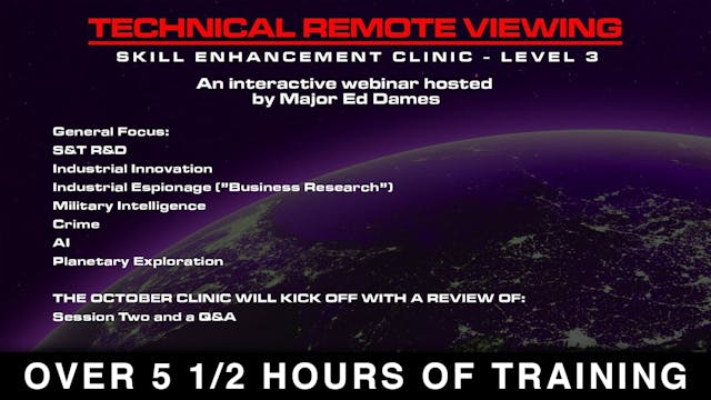 LIVE EVENT RECORDING: TRV SKILL ENHANCEMENT CLINIC LEVEL 3