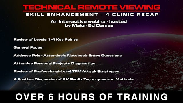 ZOOM RECORDING: TRV SKILL ENHANCEMENT SERIES RECAP