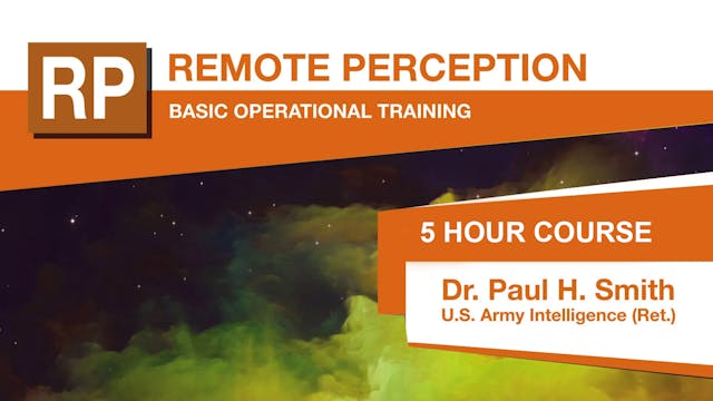 REMOTE PERCEPTION: BASIC OPERATIONAL TRAINING