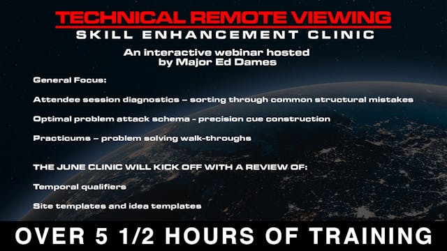 LIVE EVENT RECORDING: TRV SKILL ENHANCEMENT CLINIC  LEVEL 1