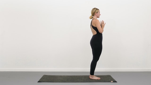 Sun salutation A - Transition