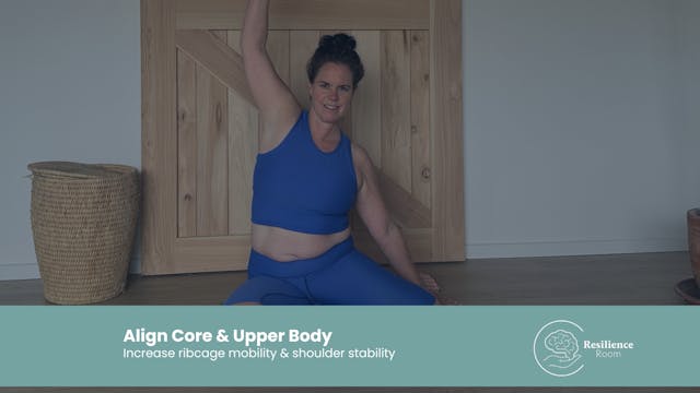  Align core & upper body 
