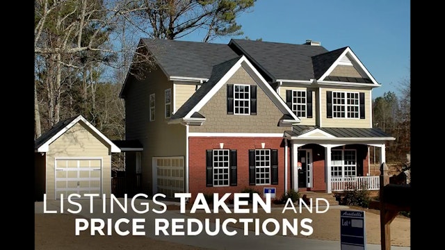 Lesson 3: Listings Taken and Price Reductions