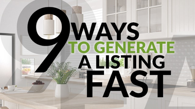 9 Ways To Generate A Listing Fast