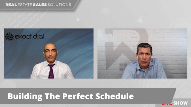 Building The Perfect Schedule