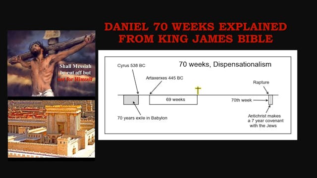 Daniel's 70 Weeks explained( KJV)