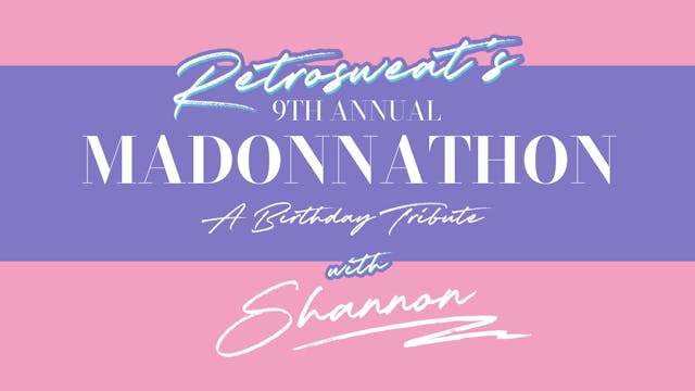 MADONNATHON: An aerobic Madonna tribu...