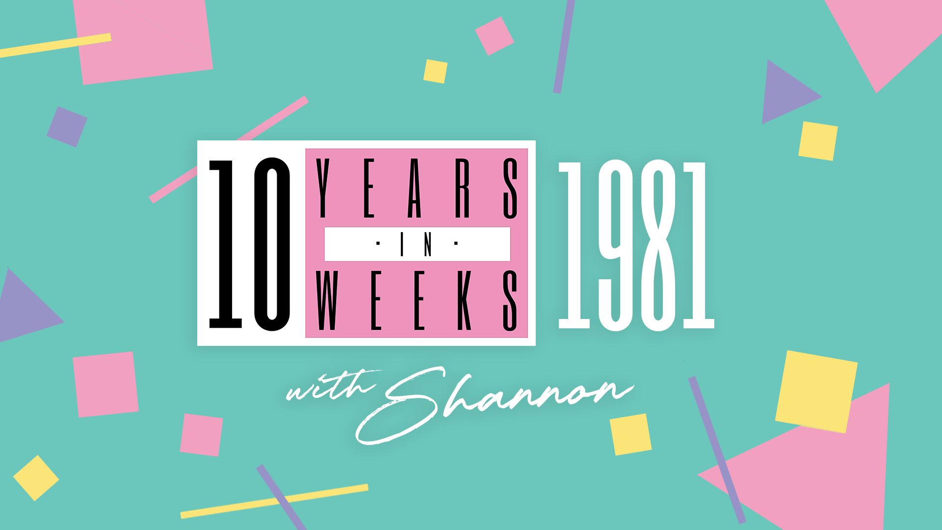 Let's get Chronological: 1981 with Shannon (Saturday 16/09/23)