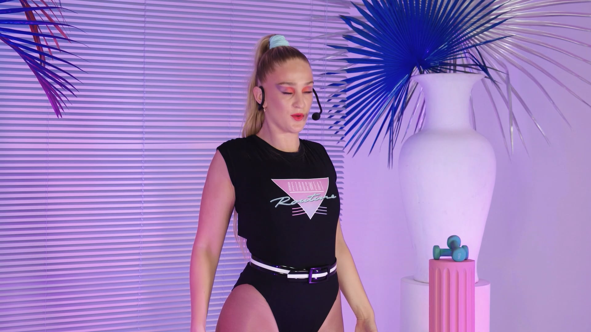 Holly with Whitney Houston