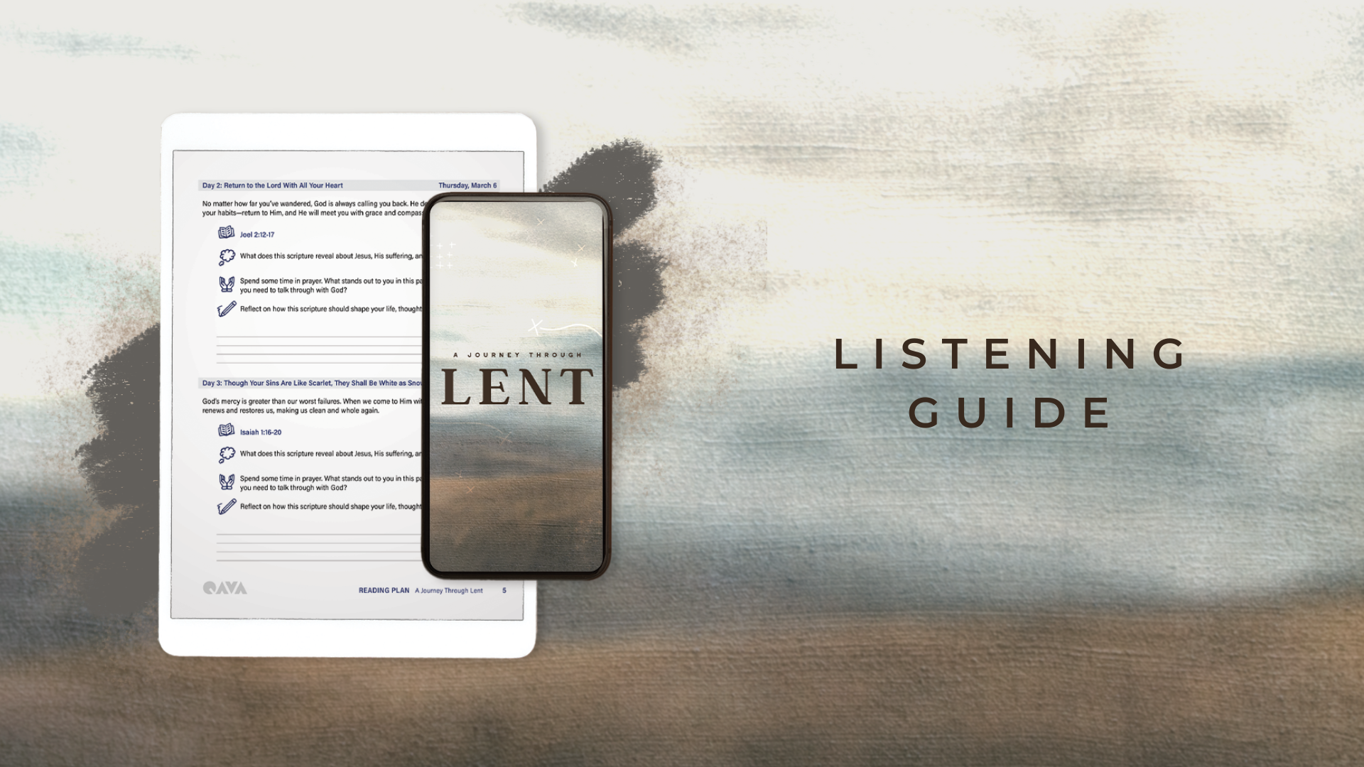 A Journey Through Lent Listening Guide