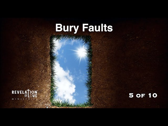 05 Don't Parade Each Others Weakensses to Others