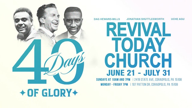 #40DaysOfGlory Night 14 with SPECIAL GUEST Dr. James Marocco