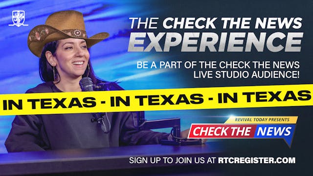 Check The News: LIVE in Texas!