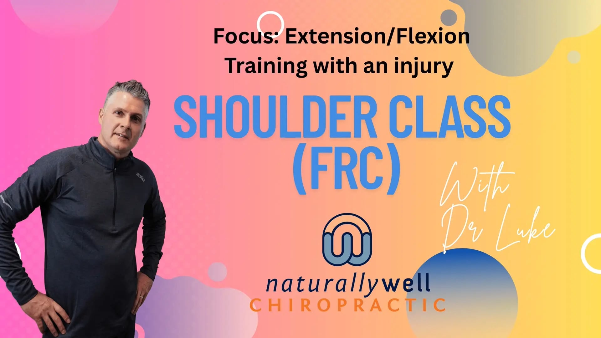 Shoulder Flexion_Extension Focus (FRC) Class- Training with Injury