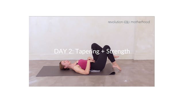 Day 2 : Strength Training Your Deep Core