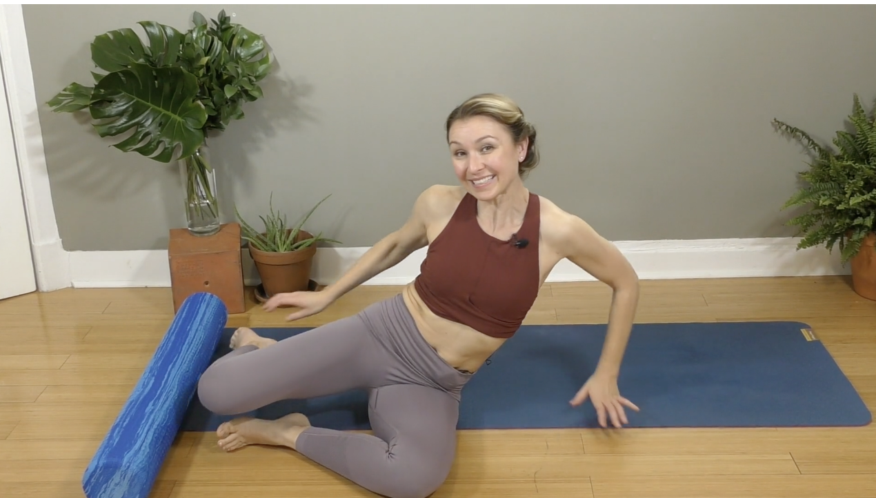Roll + Restore Hips, Back + Pelvic Floor : 11 Min.