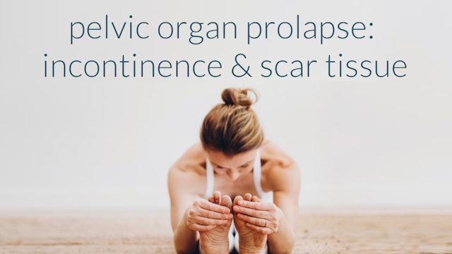 Pelvic Organ Prolapse - Incontinence and Scar Tissue