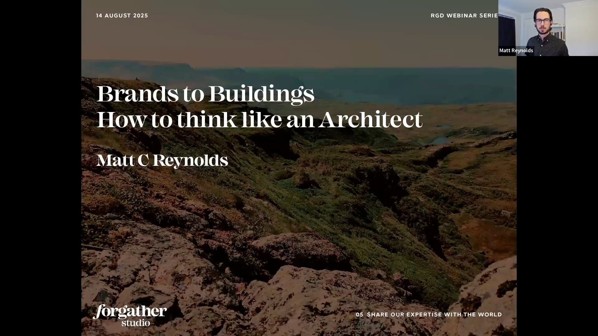 Brands to Buildings: How to think like an architect