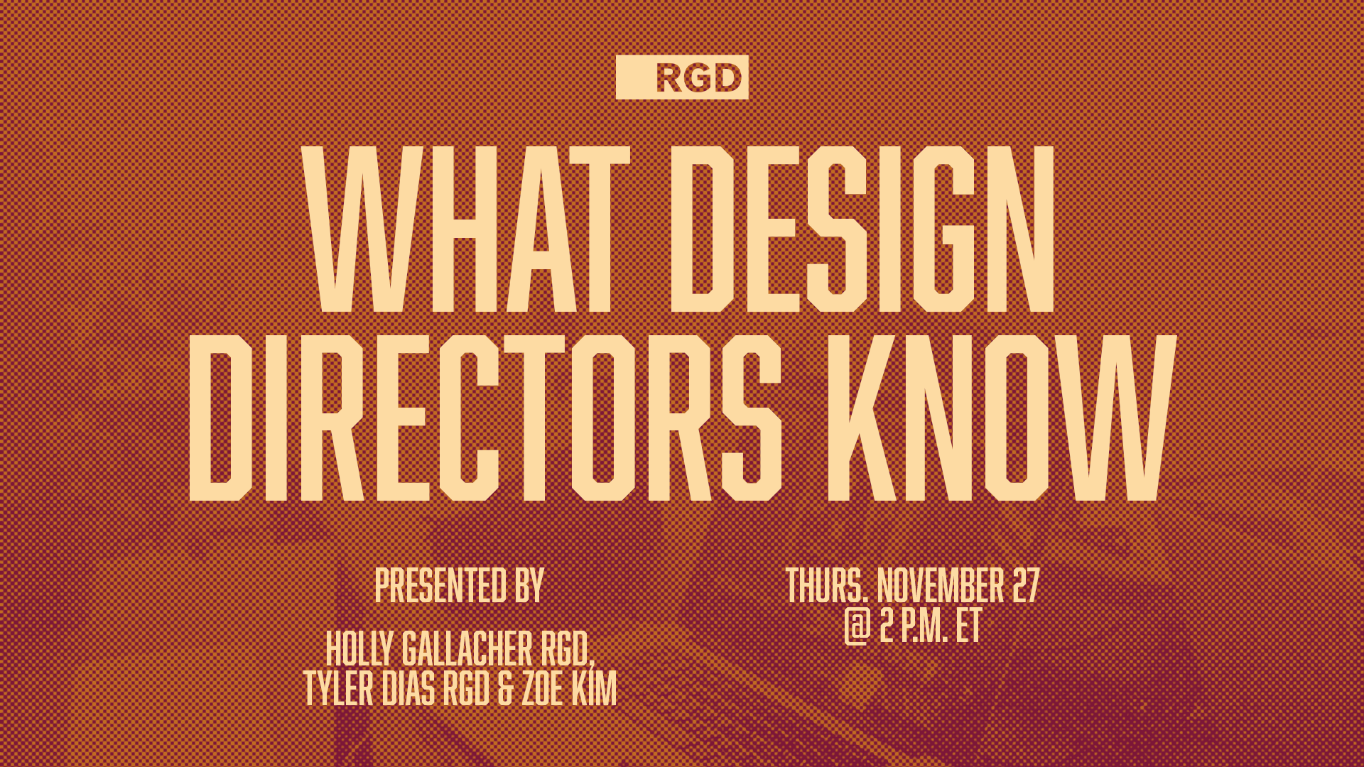 What Design Directors Know