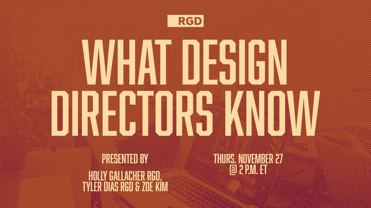 What Design Directors Know