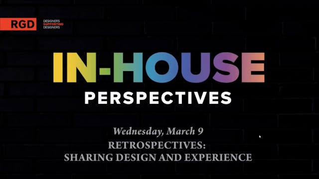 Retrospectives — Sharing Design & Experience