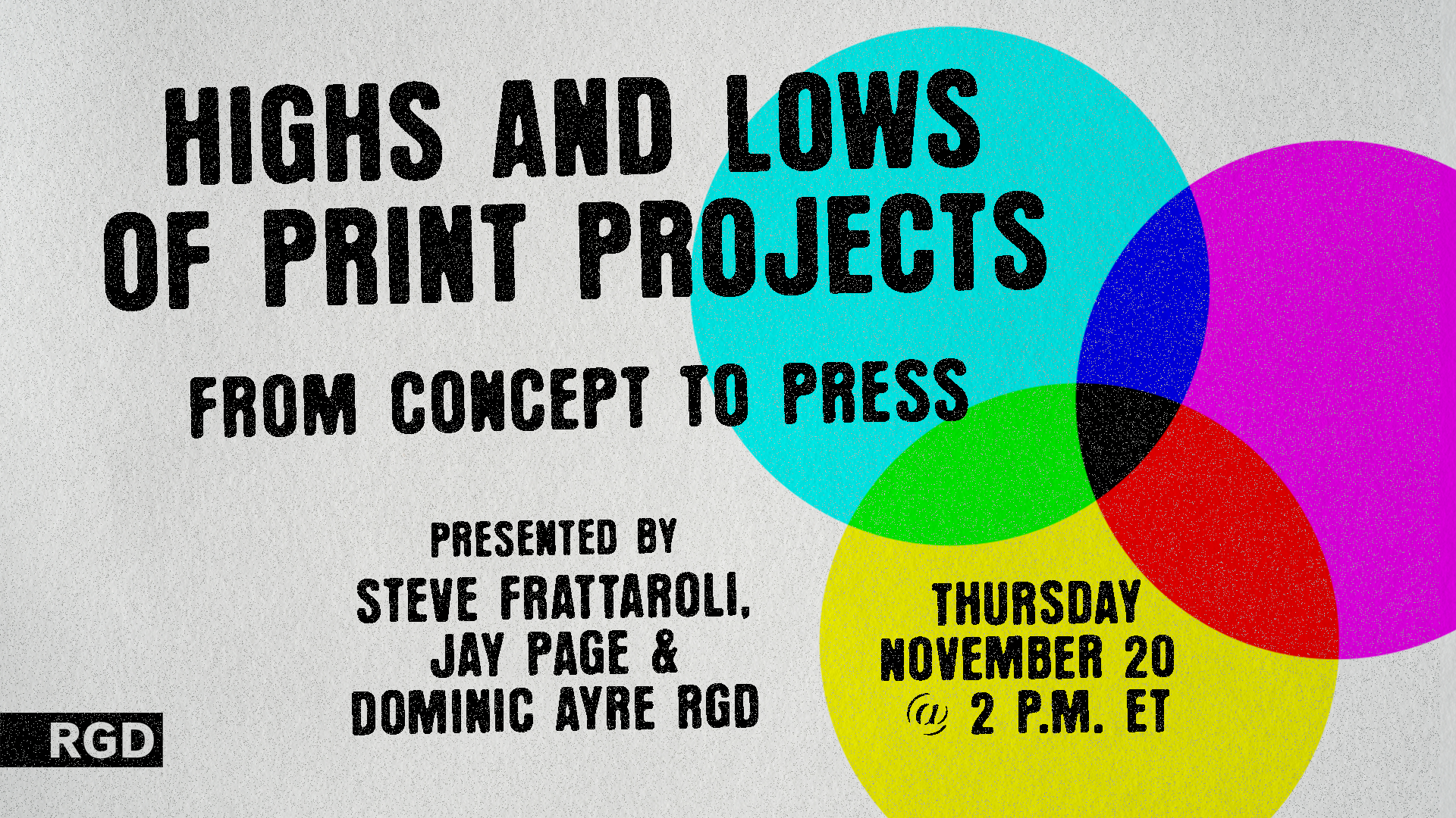 Highs and Lows of Print Projects