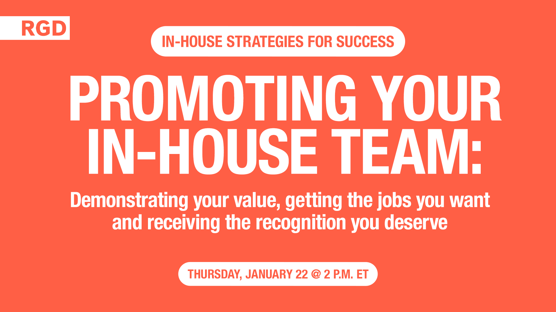 Promoting your In-House Team