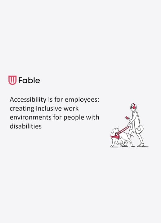 Accessibility is also for Employees