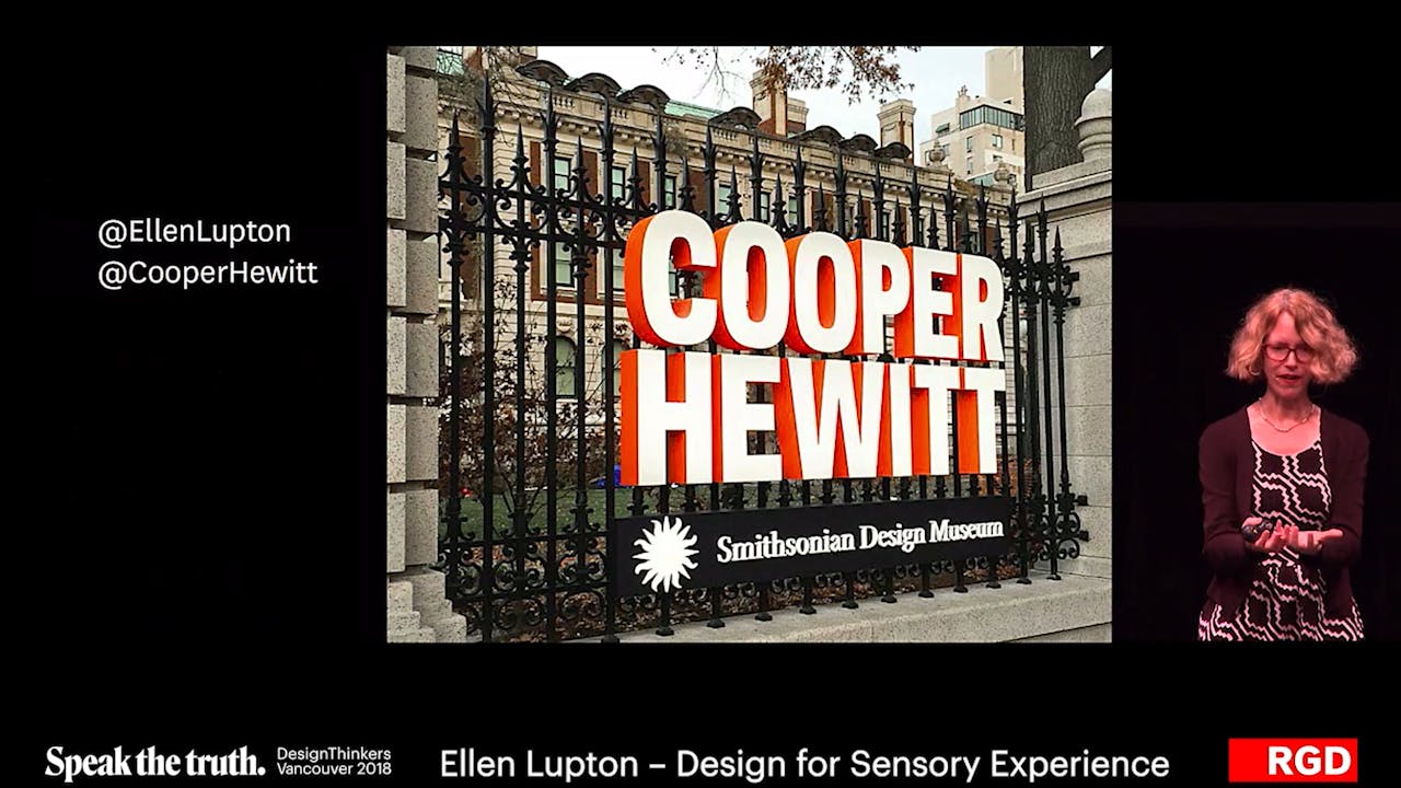 Ellen Lupton - Design for Sensory Experience