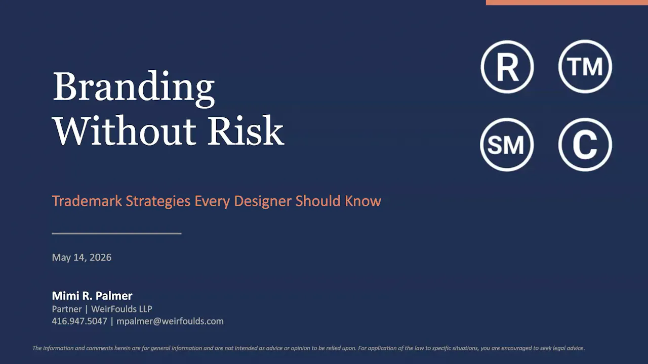 Branding Without Risk - Presented by Mimi Palmer