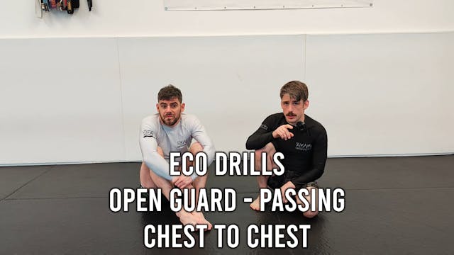 Eco Drills - Open Guard - Passing - C...