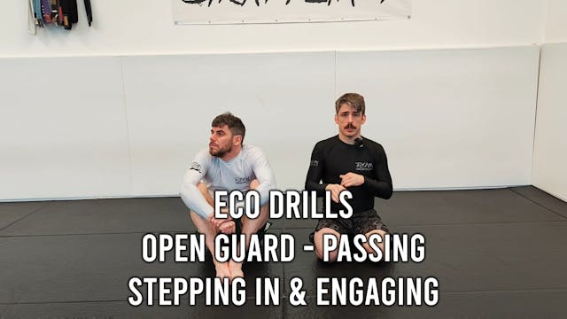 Eco Drills - Open Guard - Passing - S...