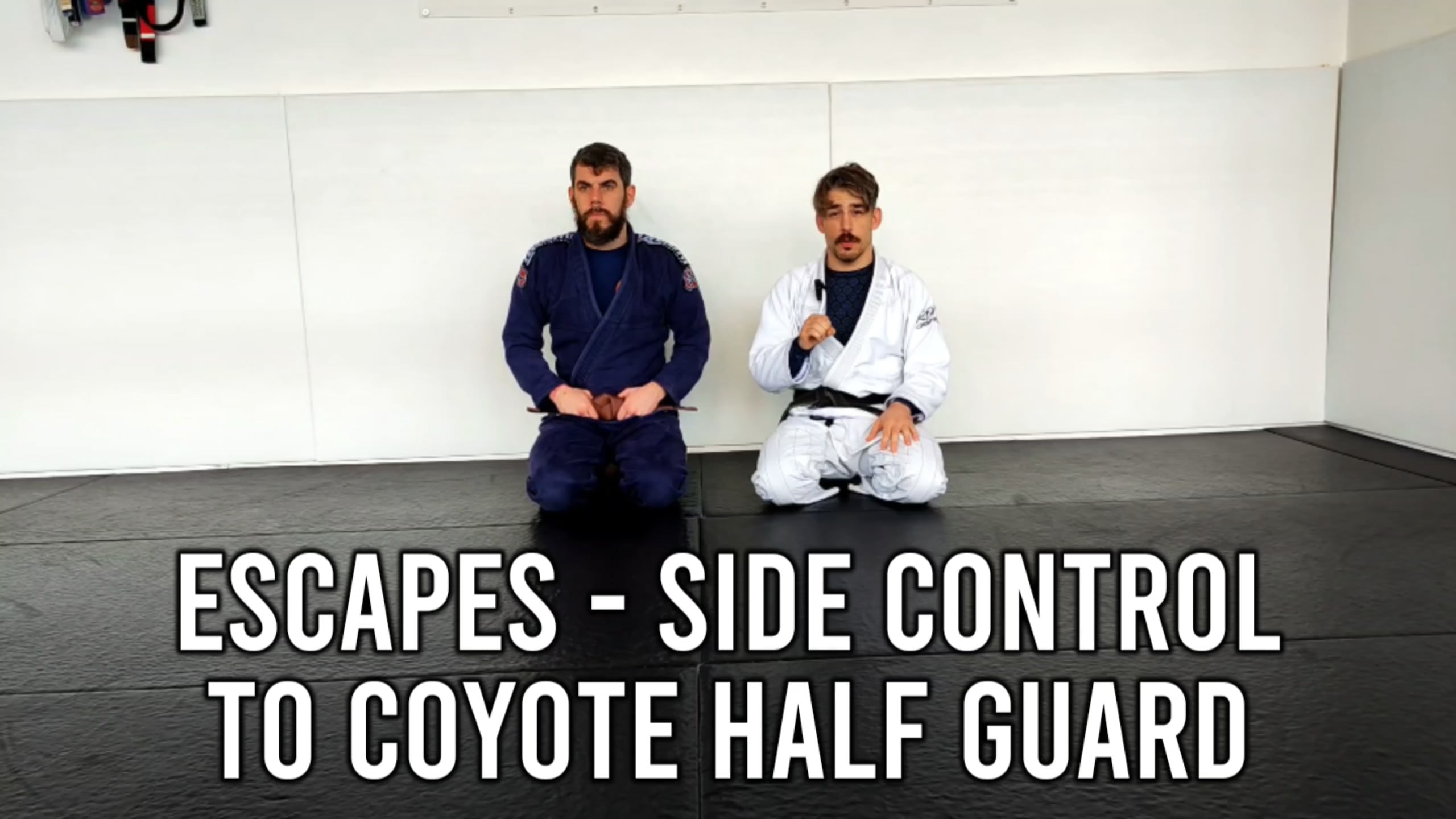 Escapes - Side Control to Coyote Half Guard