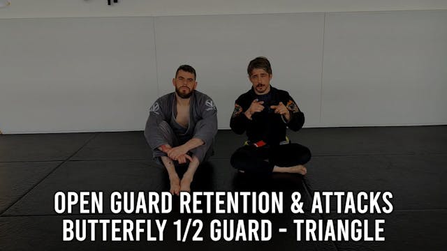 Open Guard Retention & Attacks - Butt...