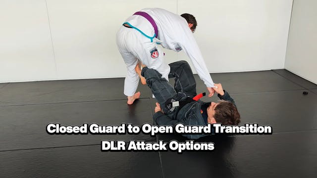 Closed Guard to Open Guard - Transiti...