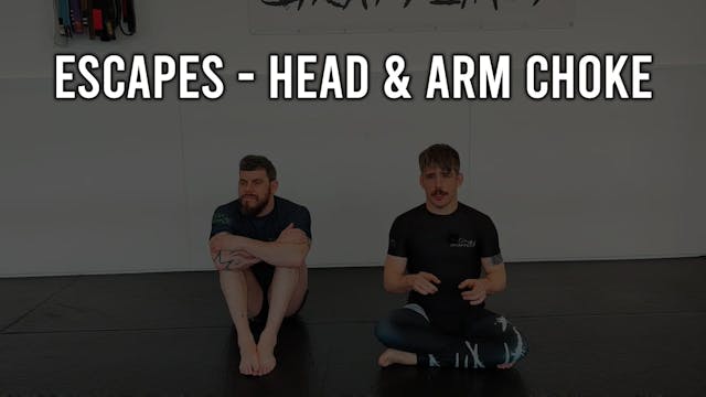 Escapes - Defence Vs Head & Arm Choke