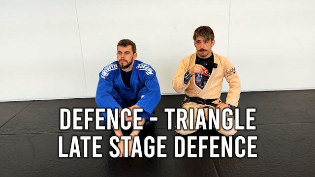 Defence - Triangles - Late Stage Defence