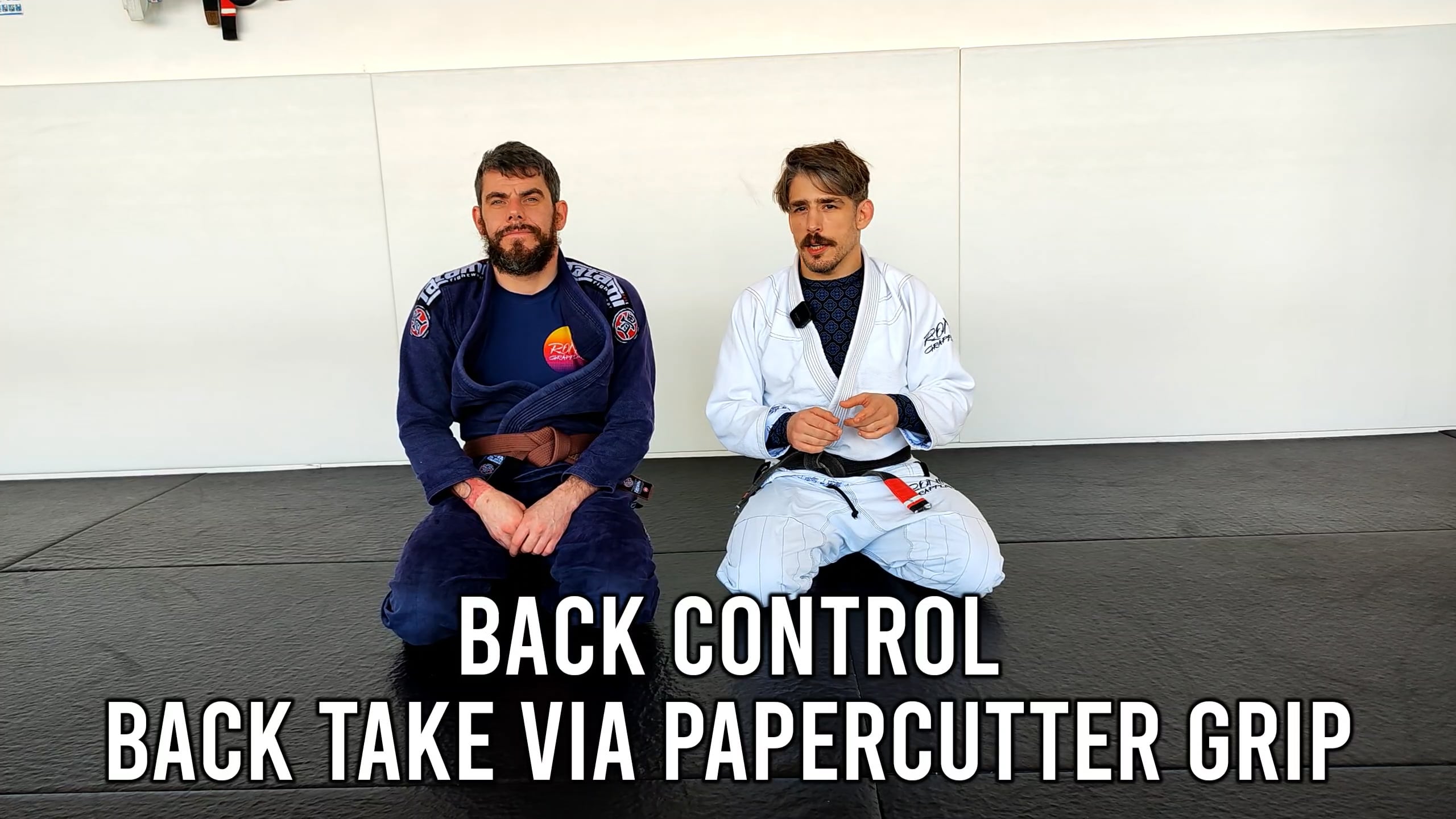 Pins - Back Control - Back Take via Papercutter Grip