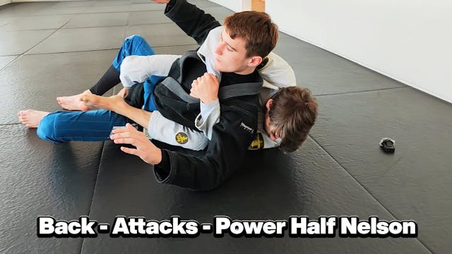 Back - Attacks - Power Half Nelson